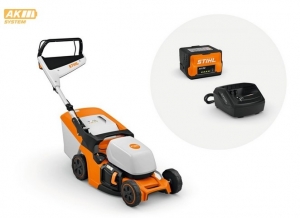 STIHL RMA 443 Cordless Lawn Mower - AK System battery & charger set